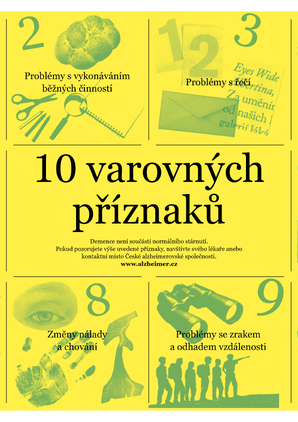 Plakát A3 10 varovných příznaků