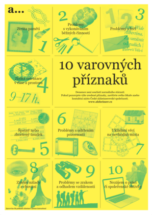 Plakát A2 10 varovných příznaků